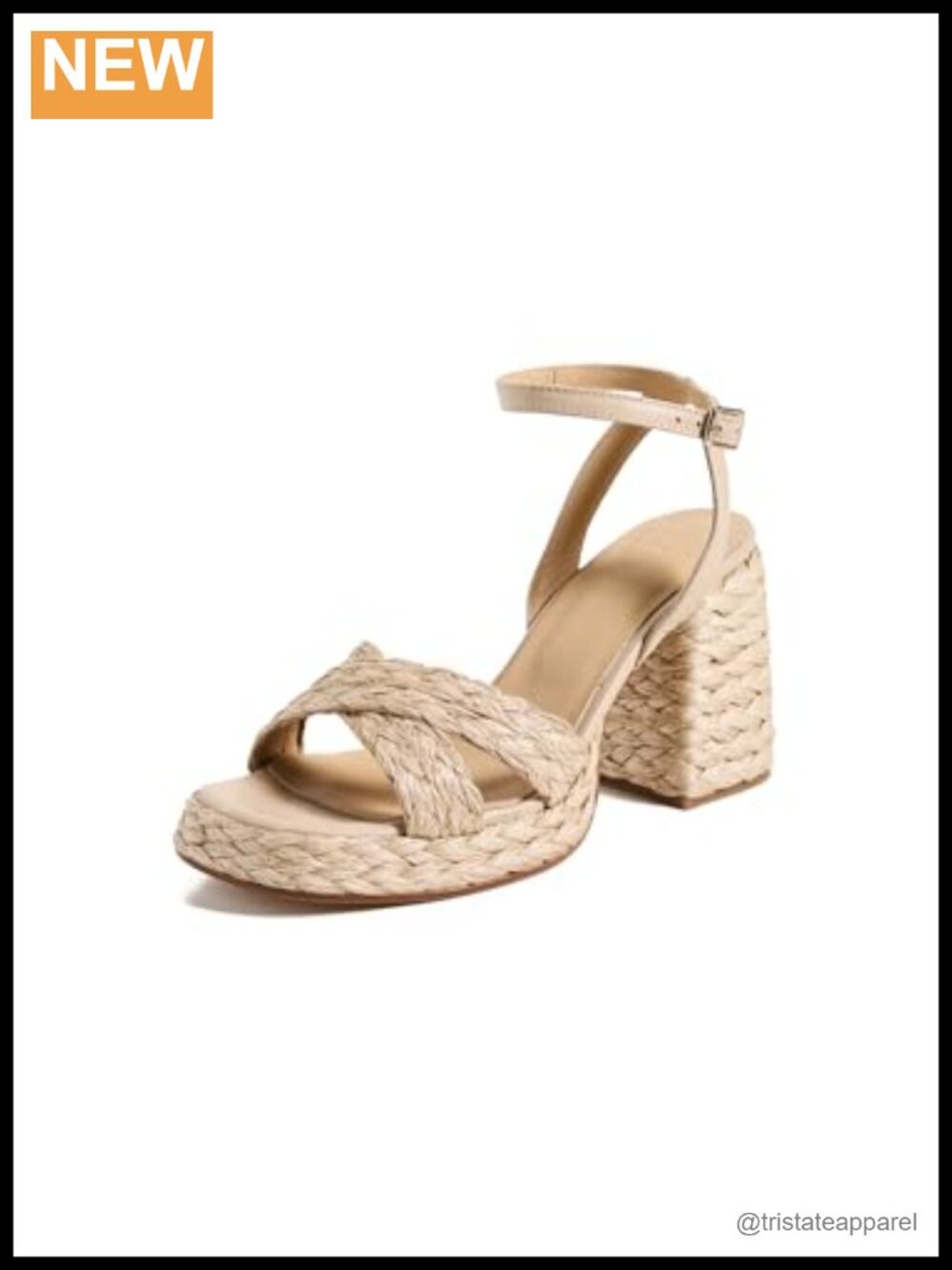 Castañer Valeriette Raffia Heeled Sandals Slingback 4in